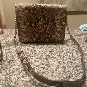 Snakeprint Michael Kors Crossbody
